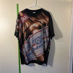 Vintage 1993 All Over Budweiser T Shirt Sz XL